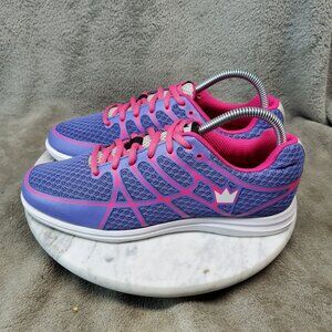 Brunswick Shoes Womens Size 8 Aura Bowling Shoes Purple & Pink Mesh Lightweight